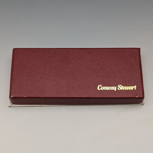 British vintage Conway Stewart pencil and ballpoint pen set with case and instructions